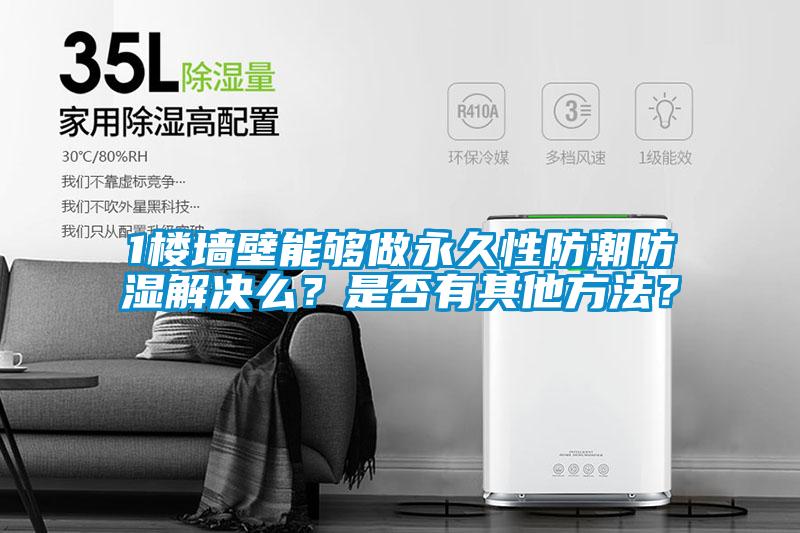 1樓墻壁能夠做永久性防潮防濕解決么？是否有其他方法？