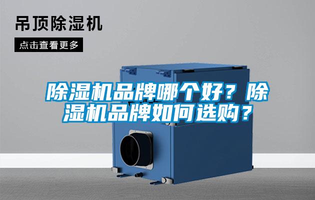 除濕機品牌哪個好？除濕機品牌如何選購？