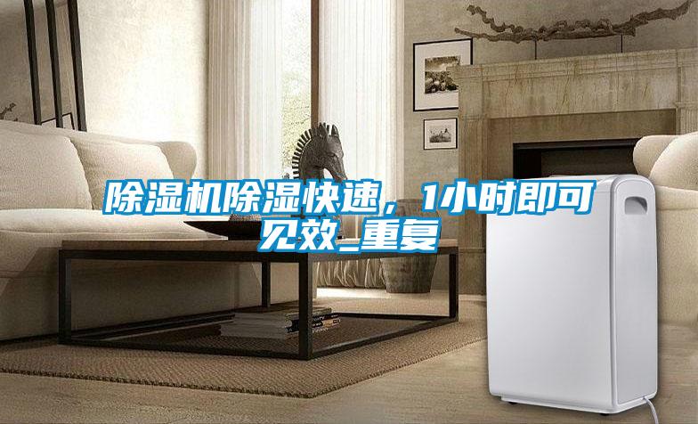 除濕機(jī)除濕快速，1小時(shí)即可見效_重復(fù)