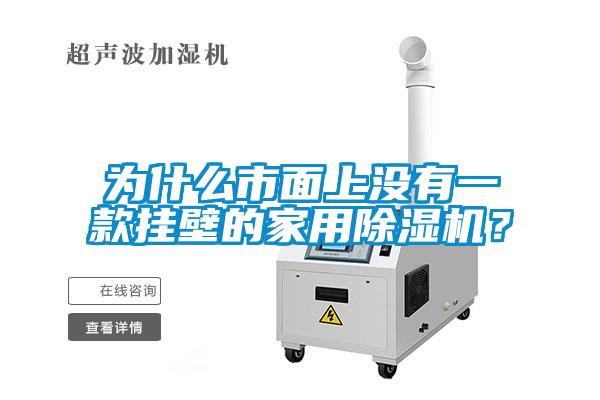 為什么市面上沒有一款掛壁的家用除濕機？