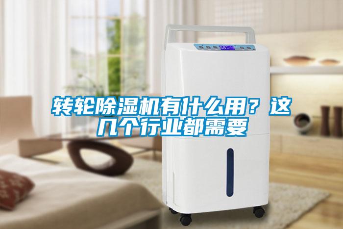 轉(zhuǎn)輪除濕機有什么用？這幾個行業(yè)都需要