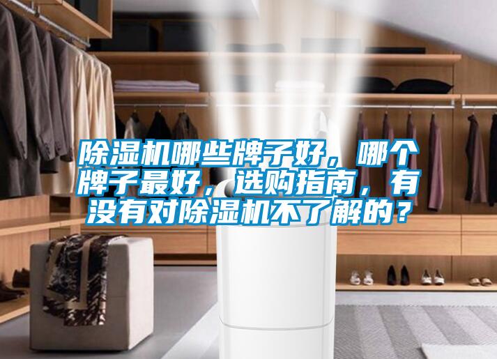 除濕機(jī)哪些牌子好，哪個(gè)牌子最好，選購(gòu)指南，有沒(méi)有對(duì)除濕機(jī)不了解的？