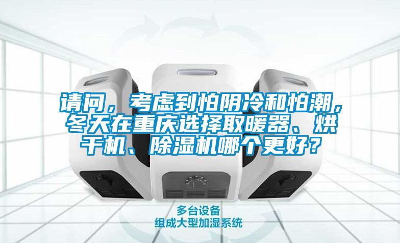 請問，考慮到怕陰冷和怕潮，冬天在重慶選擇取暖器、烘干機、除濕機哪個更好？