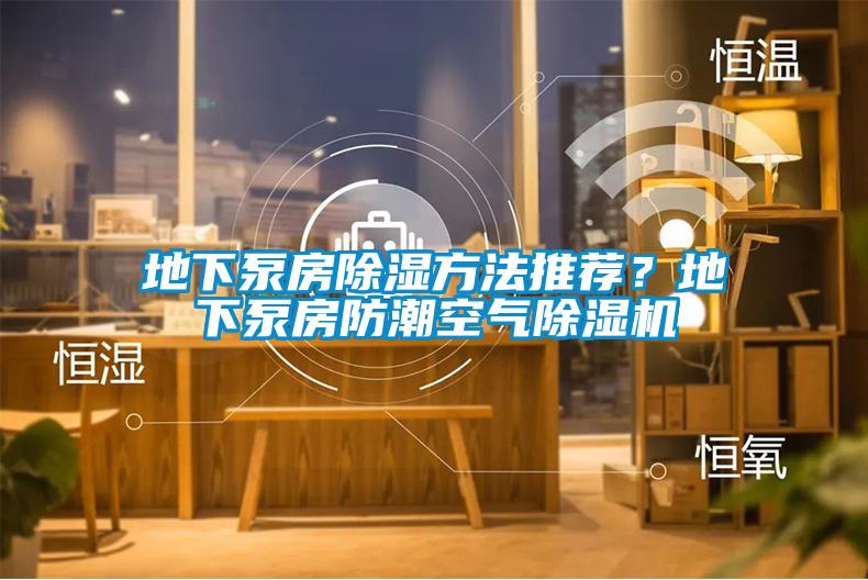 地下泵房除濕方法推薦？地下泵房防潮空氣除濕機(jī)