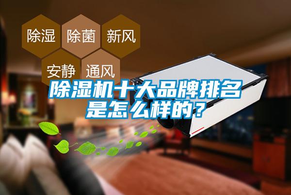 除濕機十大品牌排名是怎么樣的？