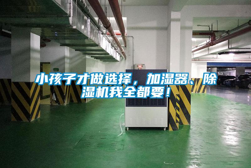 小孩子才做選擇，加濕器、除濕機我全都要！
