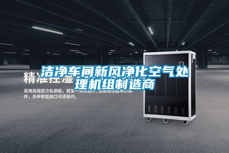 潔凈車(chē)間新風(fēng)凈化空氣處理機(jī)組制造商