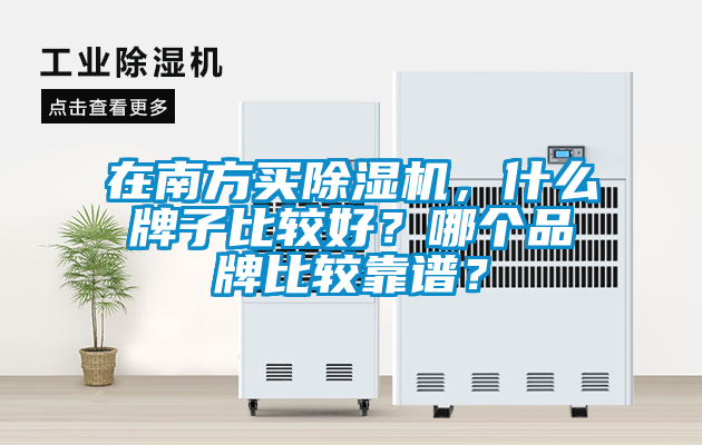 在南方買除濕機，什么牌子比較好？哪個品牌比較靠譜？