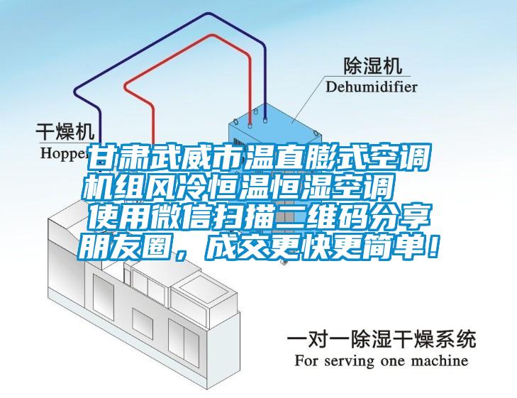甘肅武威市溫直膨式空調(diào)機組風冷恒溫恒濕空調(diào)  使用微信掃描二維碼分享朋友圈，成交更快更簡單！
