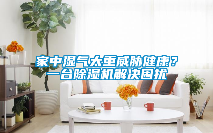 家中濕氣太重威脅健康？一臺(tái)除濕機(jī)解決困擾