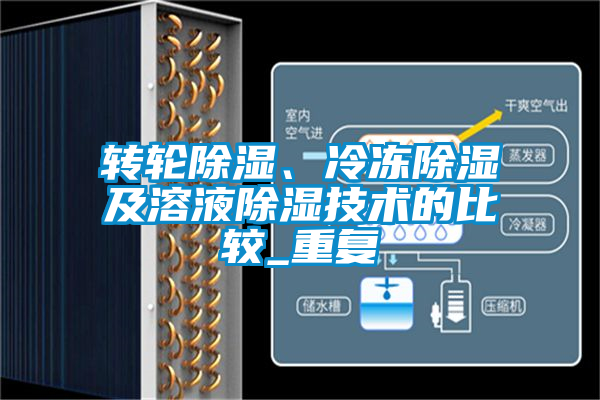 轉(zhuǎn)輪除濕、冷凍除濕及溶液除濕技術(shù)的比較_重復(fù)