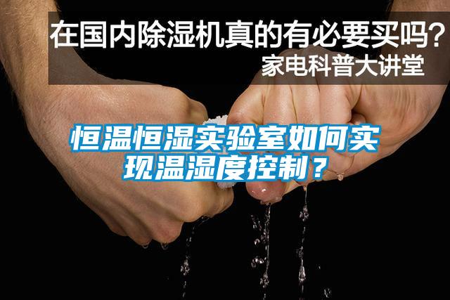 恒溫恒濕實驗室如何實現(xiàn)溫濕度控制？