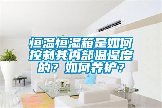 恒溫恒濕箱是如何控制其內(nèi)部溫濕度的？如何養(yǎng)護(hù)？