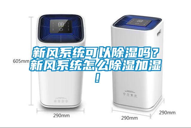 新風(fēng)系統(tǒng)可以除濕嗎？新風(fēng)系統(tǒng)怎么除濕加濕！