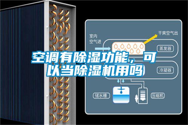 空調(diào)有除濕功能，可以當(dāng)除濕機(jī)用嗎