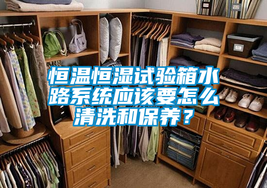 恒溫恒濕試驗箱水路系統(tǒng)應(yīng)該要怎么清洗和保養(yǎng)？