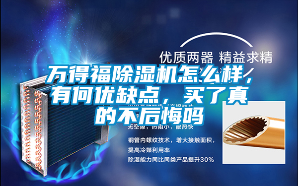 萬得福除濕機(jī)怎么樣，有何優(yōu)缺點(diǎn)，買了真的不后悔嗎