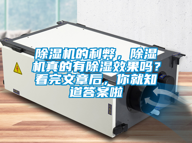 除濕機的利弊，除濕機真的有除濕效果嗎？看完文章后，你就知道答案啦