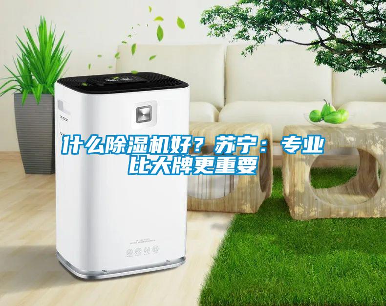 什么除濕機好？蘇寧：專業(yè)比大牌更重要