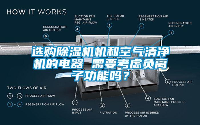 選購除濕機(jī)機(jī)和空氣清凈機(jī)的電器 需要考慮負(fù)離子功能嗎？