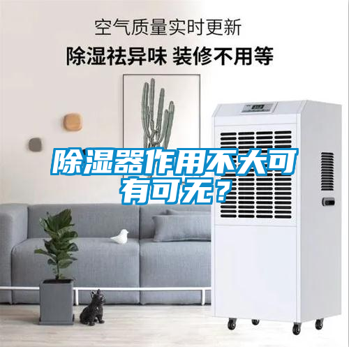 除濕器作用不大可有可無？