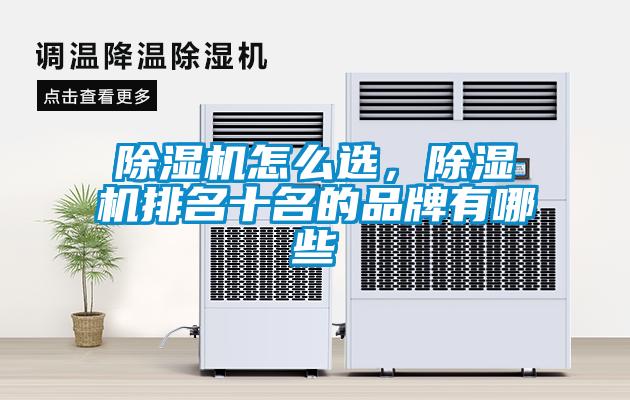 除濕機(jī)怎么選，除濕機(jī)排名十名的品牌有哪些