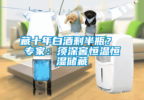 藏十年白酒剩半瓶？ 專家：須深窖恒溫恒濕儲藏