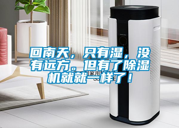 回南天，只有濕，沒有遠(yuǎn)方。但有了除濕機(jī)就就一樣了！