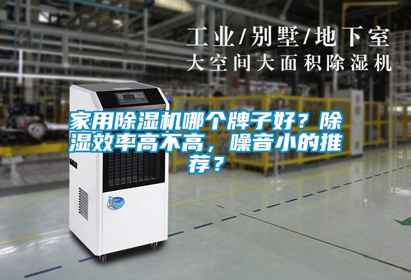 家用除濕機哪個牌子好？除濕效率高不高，噪音小的推薦？