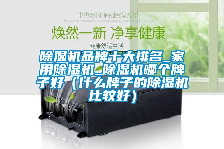 除濕機(jī)品牌十大排名_家用除濕機(jī)_除濕機(jī)哪個牌子好（什么牌子的除濕機(jī)比較好）