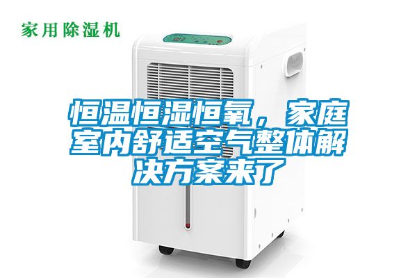 恒溫恒濕恒氧，家庭室內(nèi)舒適空氣整體解決方案來了