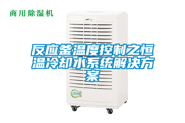 反應釜溫度控制之恒溫冷卻水系統(tǒng)解決方案