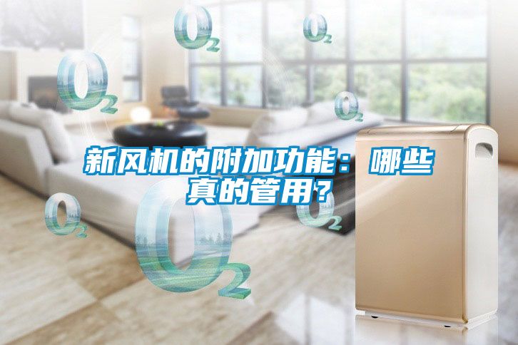 新風(fēng)機(jī)的附加功能：哪些真的管用？
