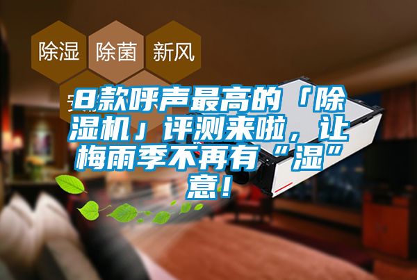 8款呼聲最高的「除濕機(jī)」評(píng)測(cè)來啦，讓梅雨季不再有“濕”意！