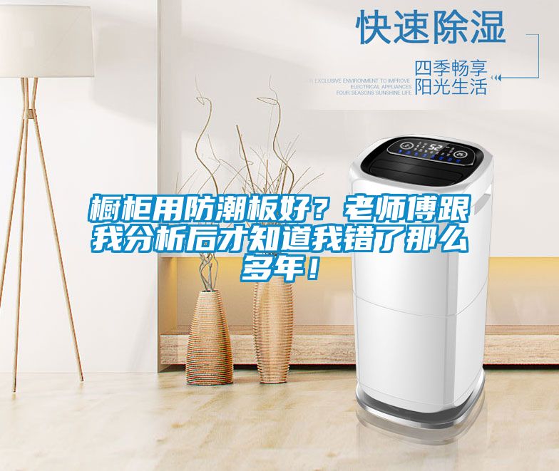 櫥柜用防潮板好？老師傅跟我分析后才知道我錯(cuò)了那么多年！