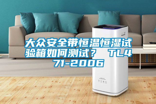 大眾安全帶恒溫恒濕試驗箱如何測試？ TL471-2006