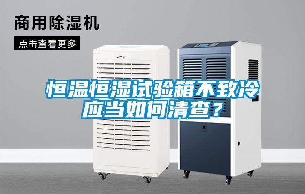 恒溫恒濕試驗(yàn)箱不致冷應(yīng)當(dāng)如何清查？