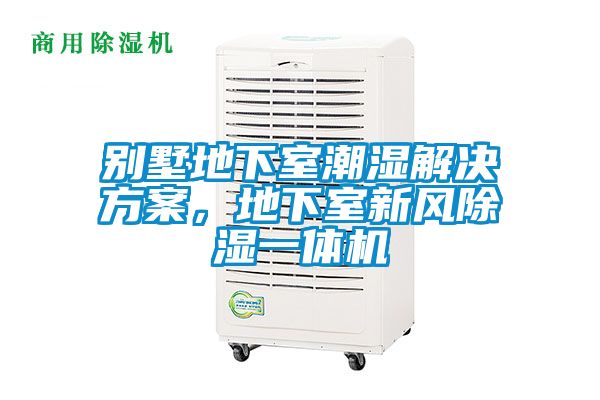 別墅地下室潮濕解決方案，地下室新風(fēng)除濕一體機