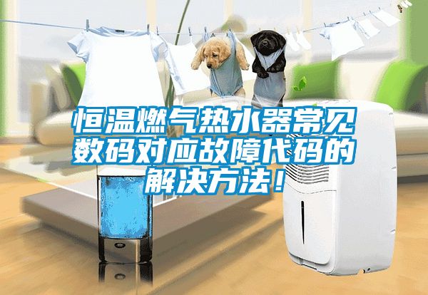 恒溫燃?xì)鉄崴鞒Ｒ姅?shù)碼對(duì)應(yīng)故障代碼的解決方法！
