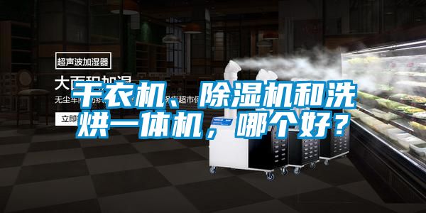 干衣機(jī)、除濕機(jī)和洗烘一體機(jī)，哪個好？
