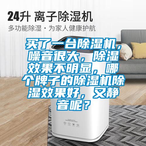 買了一臺(tái)除濕機(jī)，噪音很大，除濕效果不明顯，哪個(gè)牌子的除濕機(jī)除濕效果好，又靜音呢？