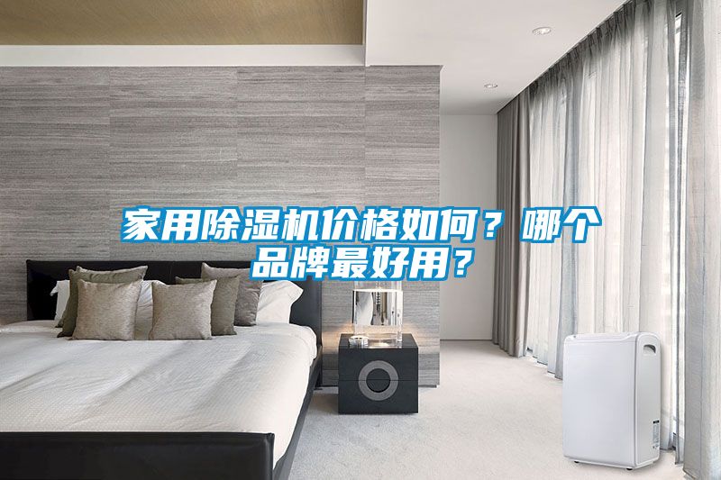 家用除濕機價格如何？哪個品牌最好用？