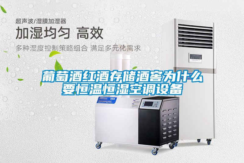 葡萄酒紅酒存儲酒窖為什么要恒溫恒濕空調(diào)設備