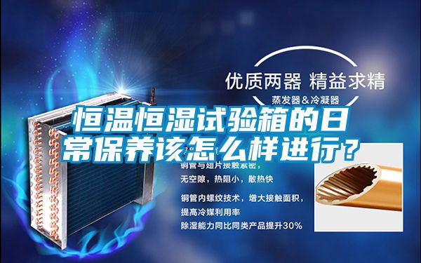 恒溫恒濕試驗箱的日常保養(yǎng)該怎么樣進(jìn)行？