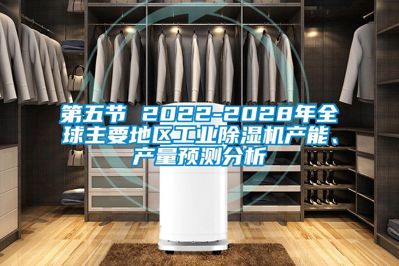 第五節(jié) 2022-2028年全球主要地區(qū)工業(yè)除濕機產(chǎn)能、產(chǎn)量預測分析