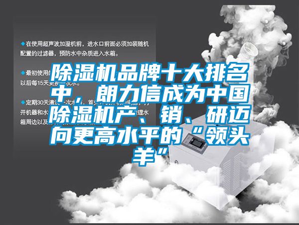 除濕機品牌十大排名中，朗力信成為中國除濕機產(chǎn)、銷、研邁向更高水平的“領(lǐng)頭羊”