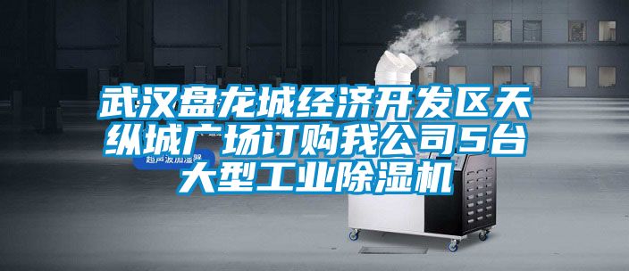武漢盤龍城經(jīng)濟(jì)開發(fā)區(qū)天縱城廣場訂購我公司5臺大型工業(yè)除濕機(jī)