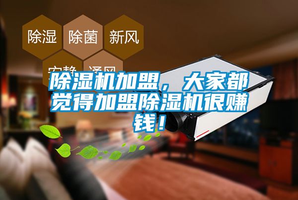除濕機(jī)加盟，大家都覺得加盟除濕機(jī)很賺錢！