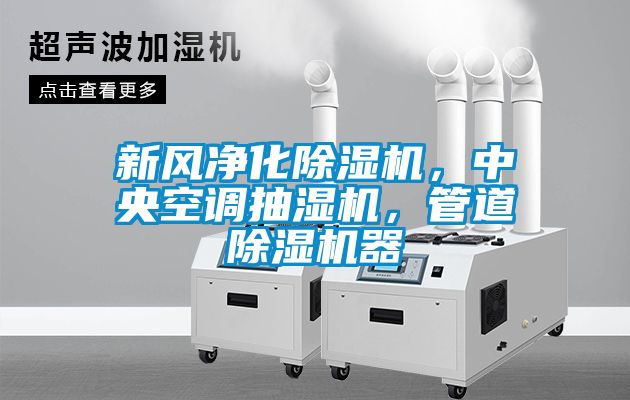 新風凈化除濕機，中央空調(diào)抽濕機，管道除濕機器