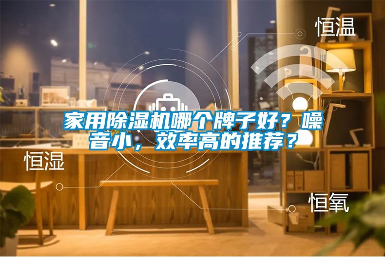 家用除濕機哪個牌子好？噪音小，效率高的推薦？